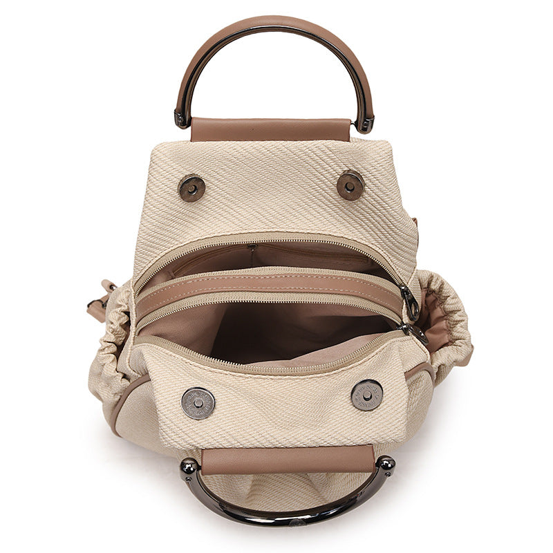 Women's Portable Fashionable Simple Oblique Commuting Out Women's Backpack