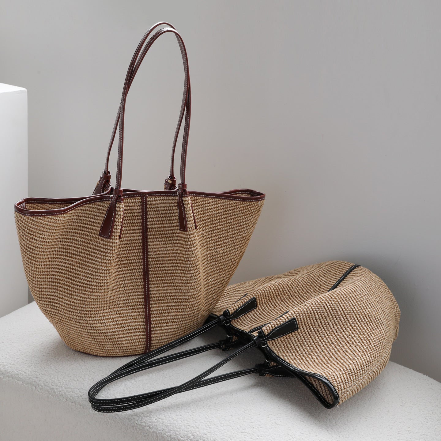 Capacity Woven Commuting Vacation Seaside Beach Artistic Bags
