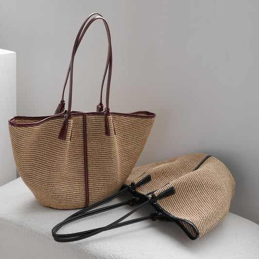 Capacity Woven Commuting Vacation Seaside Beach Artistic Bags
