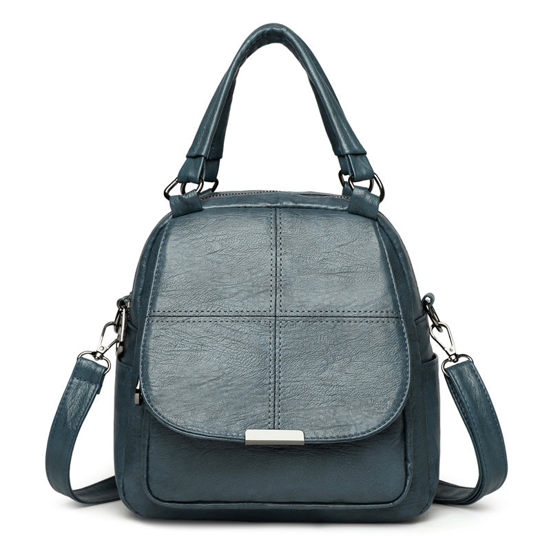 Pretty Sheepskin Preppy Style Retro Simple Backpacks