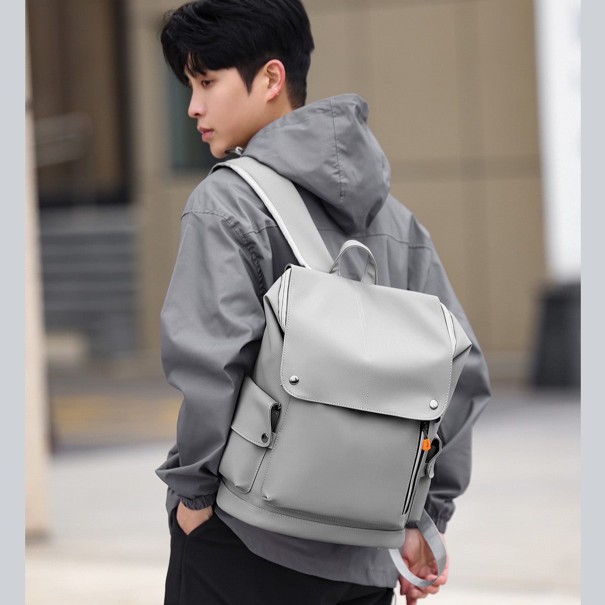 Men's Commuter Large Capacity Business College Leisure Backpack
