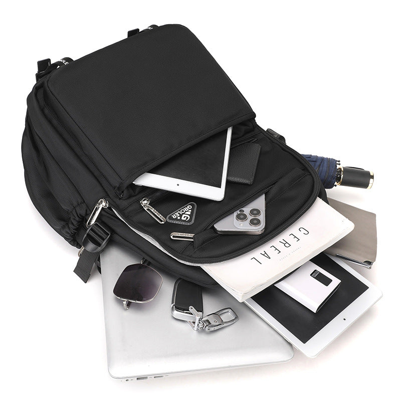 Ge Le Korean Style Vintage Large Capacity Lightweight Waterproof Burden Backpacks