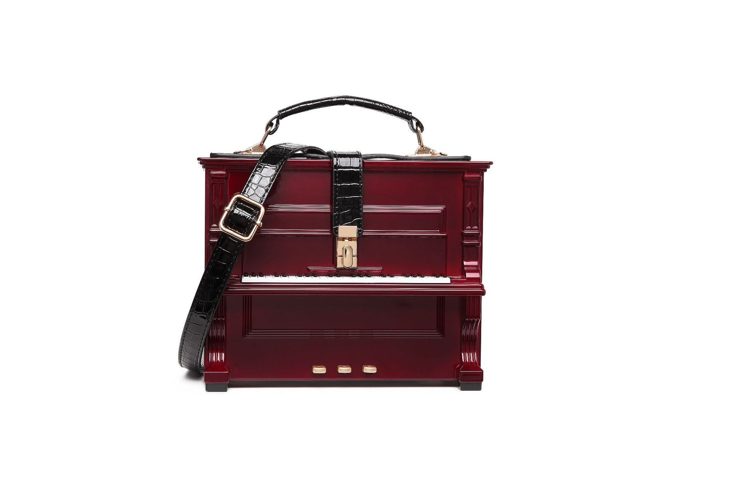 Charming Women's Portable Special Artificial Piano Women's Messenger Bag