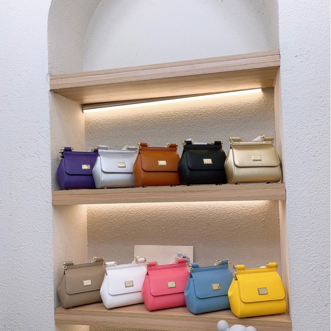 Women's Commuter Hand Palm Print Fashion Workplace Mini Women's Handbag