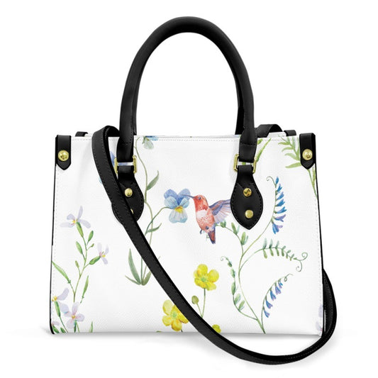Women's Flowers Birds Series Printing Stylish Drawing Women's Shoulder Bag