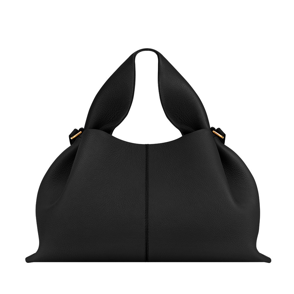 Women's Cloud Genuine Leather French Niche Dumpling Bags