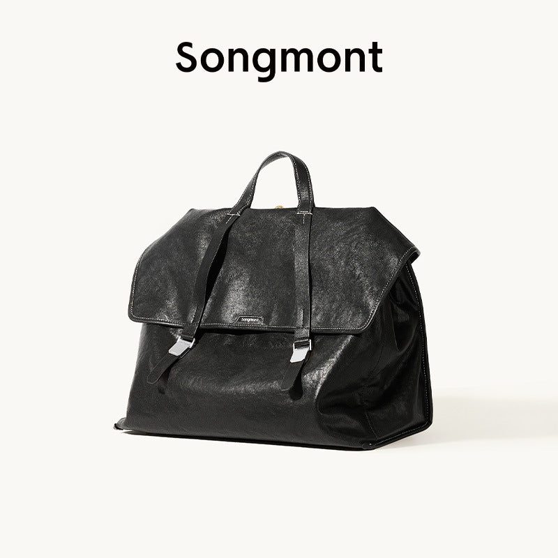 Series Genuine Leather Business Commute Large Tote Bag