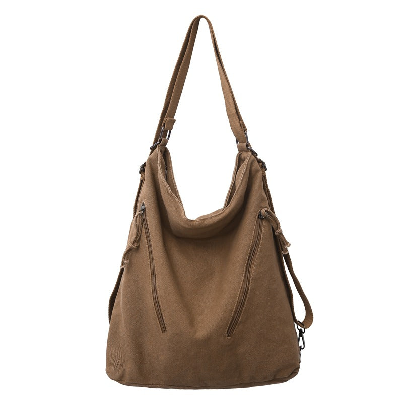 Durable Women's Canvas Large Capacity Commuter Tote Bag