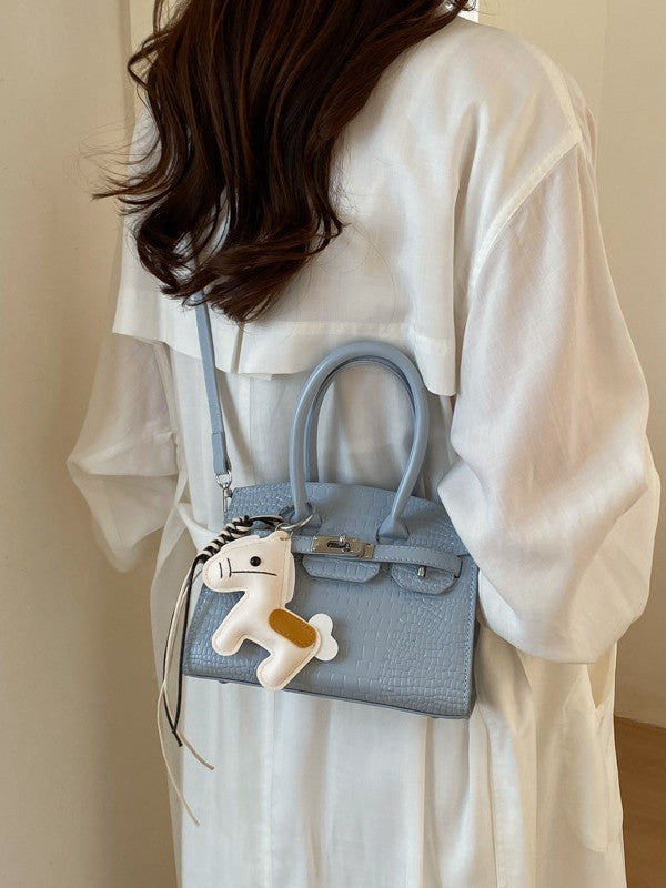Women's Crocodile Pattern Platinum Fashionable Affordable Luxury Bags