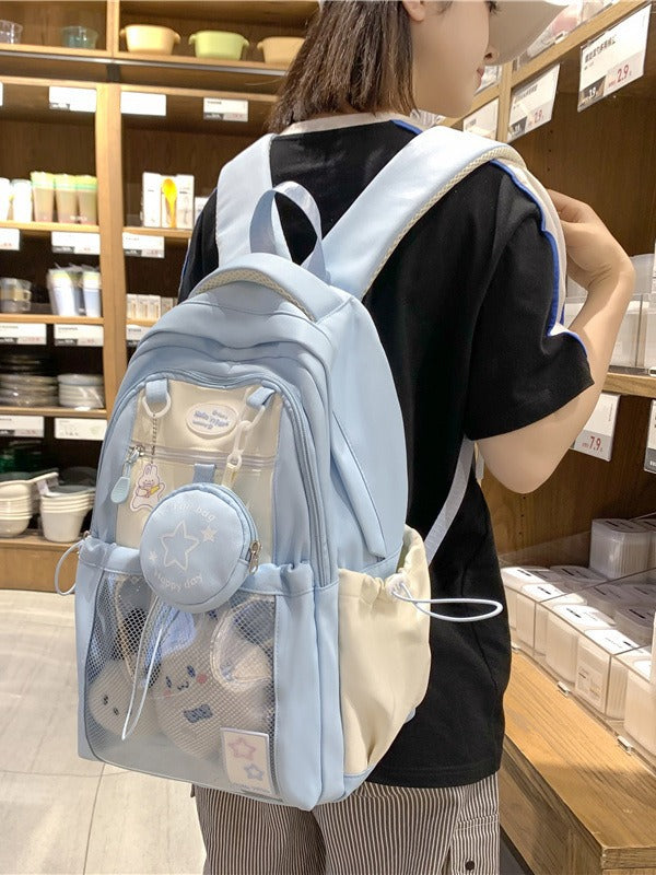 Primary Good-looking Pink Junior High Snack Cartoon Cute Large Leisure Backpack