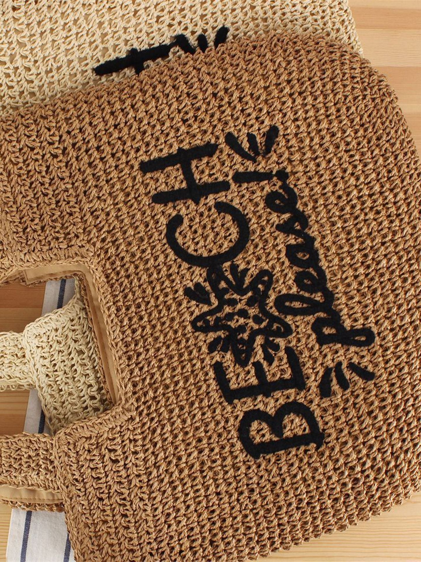 Women's Trend Woven Mori Style Large Capacity Bags