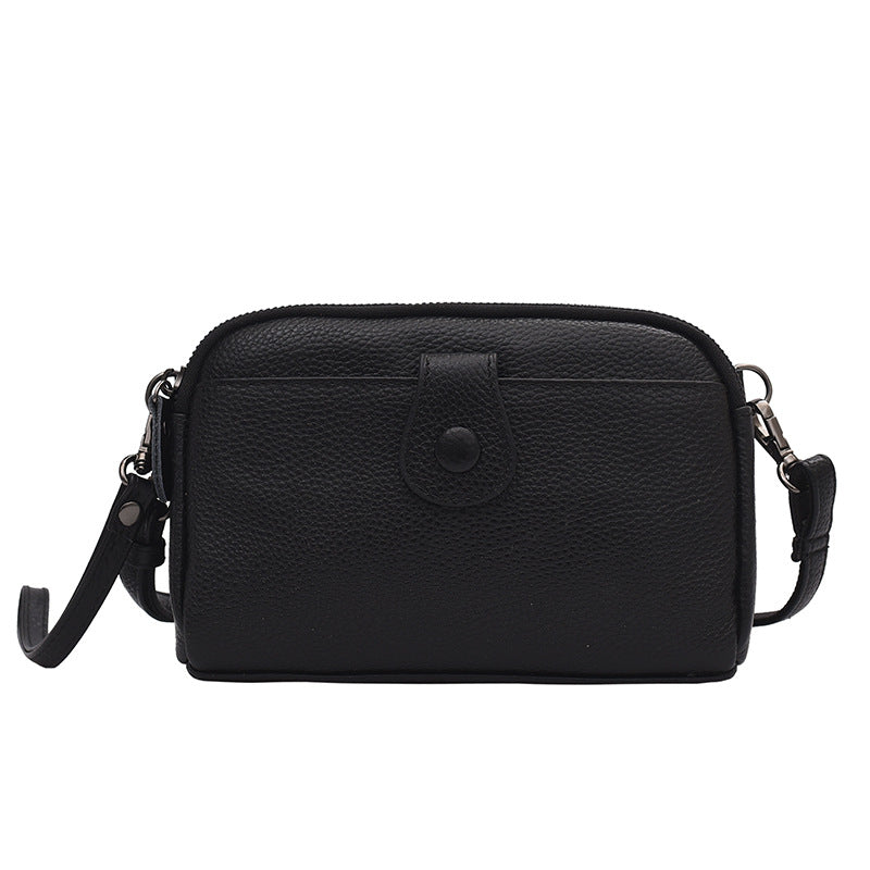 Women's Mini First Layer Cowhide Version Leather Women's Messenger Bag