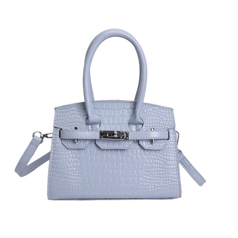 Women's Crocodile Pattern Platinum Fashionable Affordable Luxury Bags