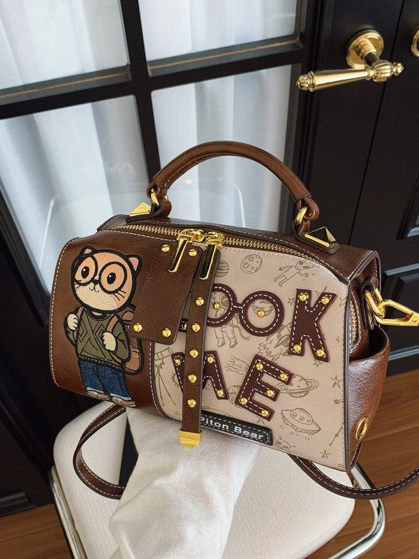 Women's Fashionable Portable Boston Girlfriends Shopping Retro Women's Shoulder Bag