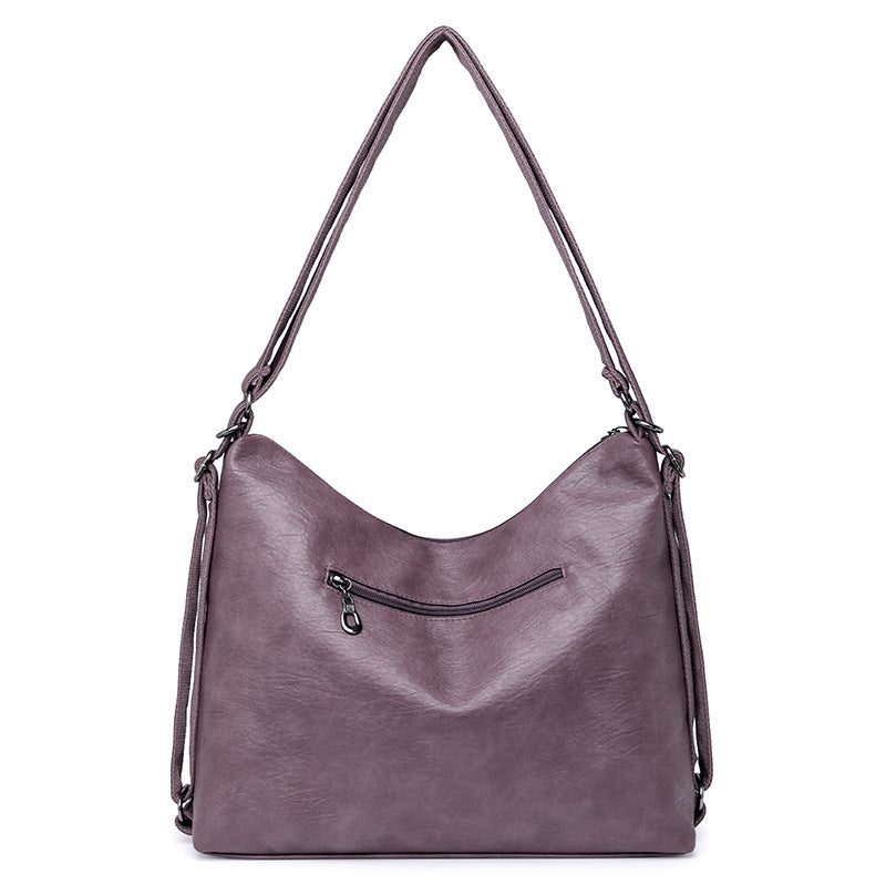 Women's Large Capacity Retro Soft Leather Fashion Shoulder Bags