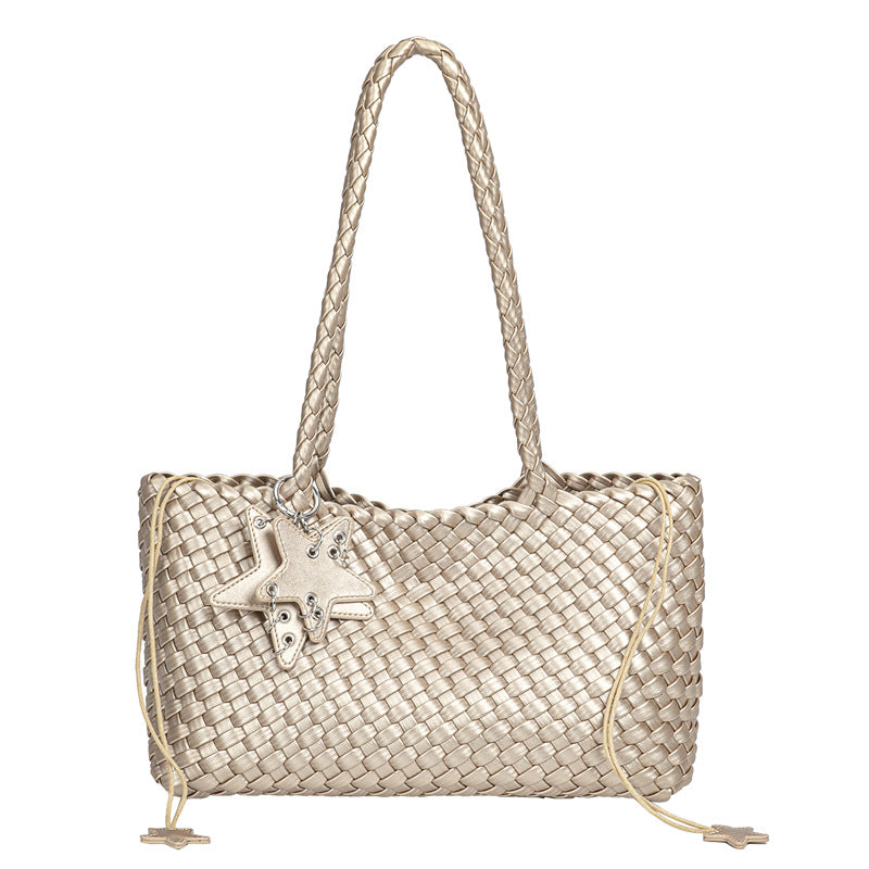 Women's Gun Hand-woven High-grade Fashion Commuter Shoulder Bags