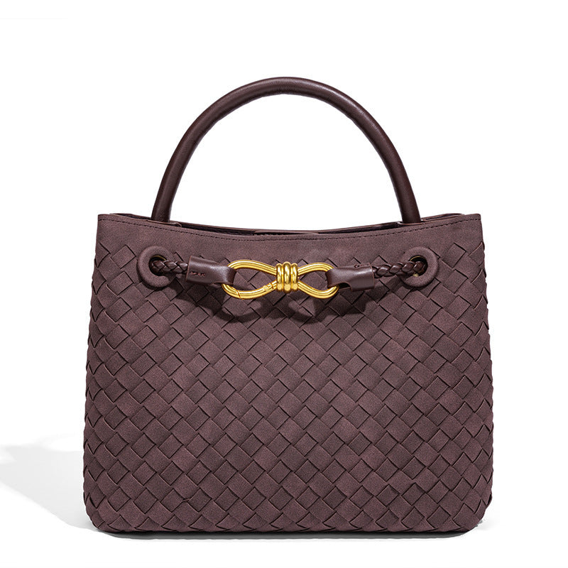 Women's Horizontal Versatile Bow Design String Clip Handbags