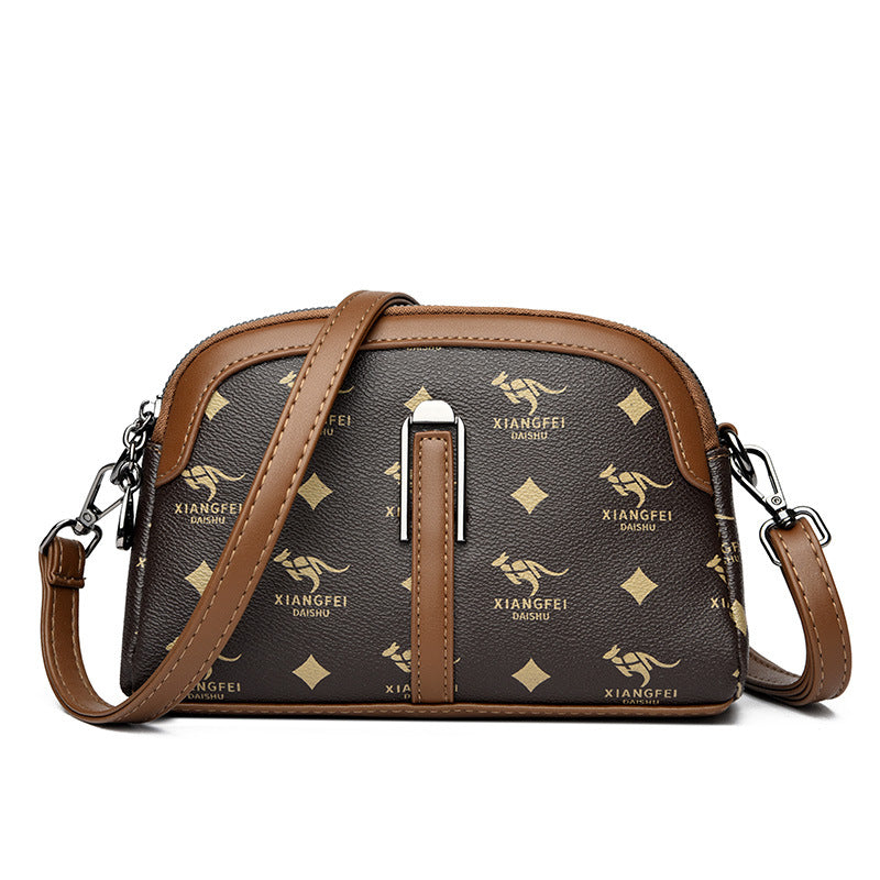 Casual Women's Fashionable Printed Mother Shell Women's Messenger Bag
