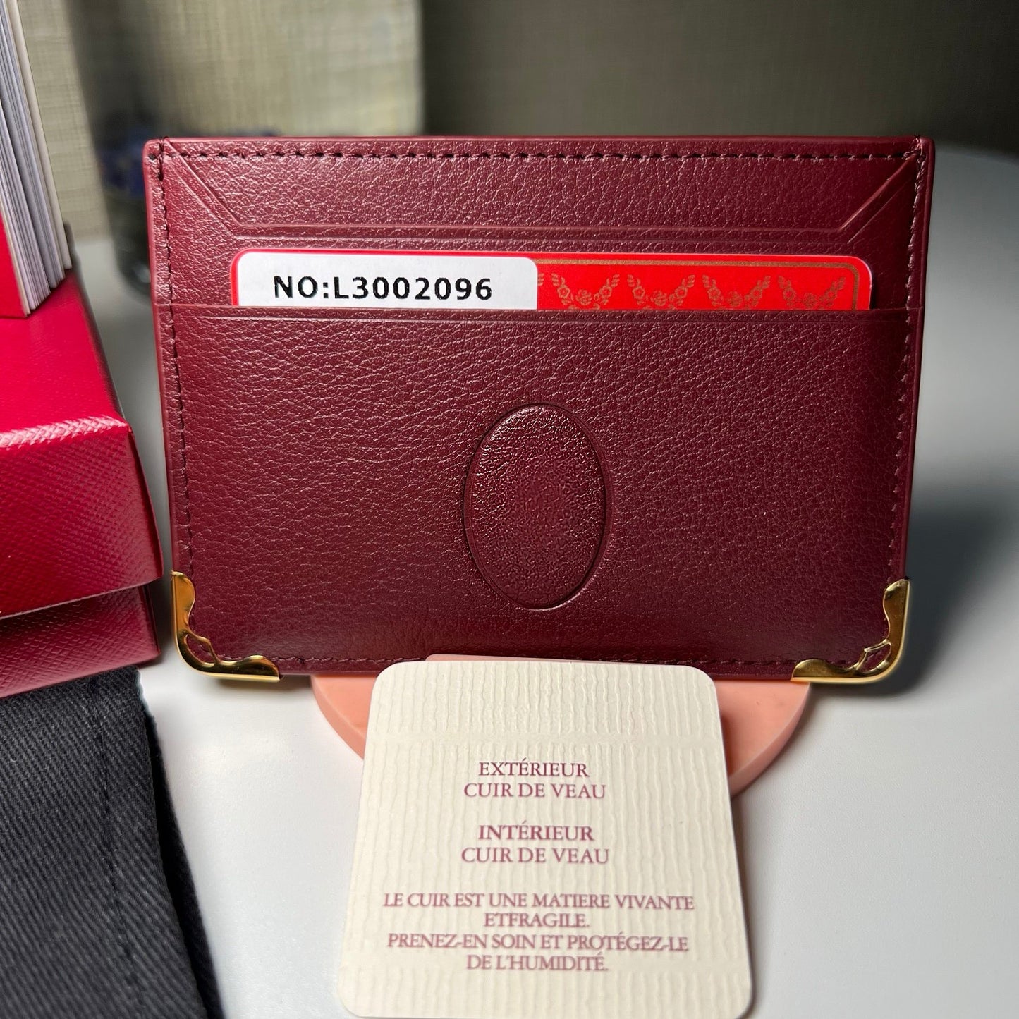 First Layer Cowhide Simple Genuine Leather Card Holder