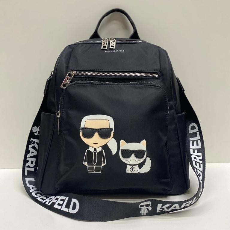 Women's Buddha Texture Cartoon Printed College Style Women's Backpack