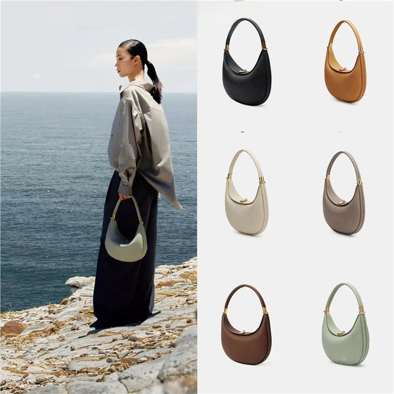 Moon Bend Medium Genuine Leather High-grade Bags