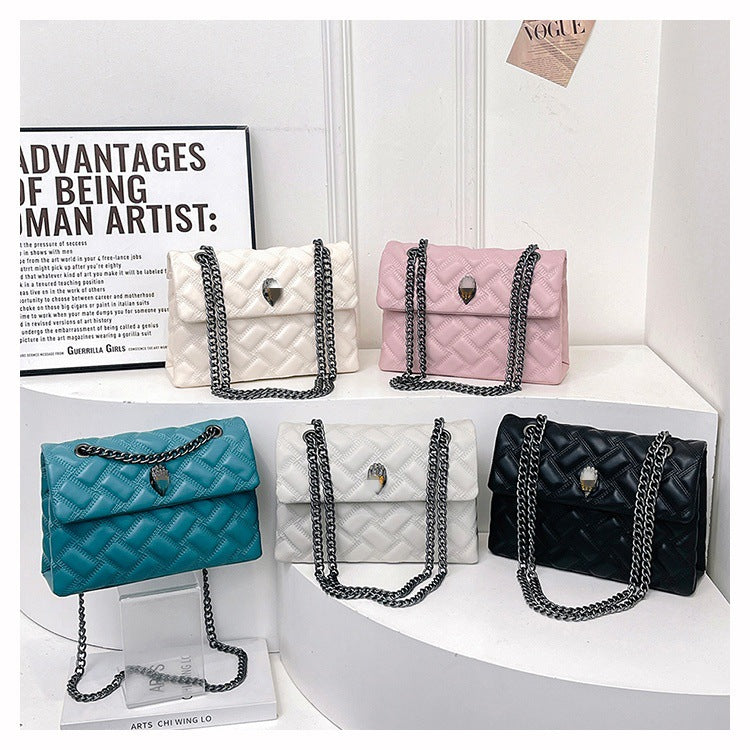 Women's Niche High-grade Diamond Plaid Light Luxury Women's Shoulder Bag