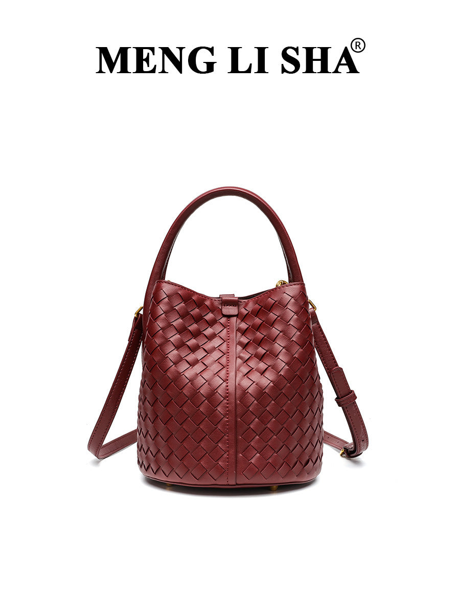 Women's Stylish Niche Woven Large Capacity Portable Women's Handbag
