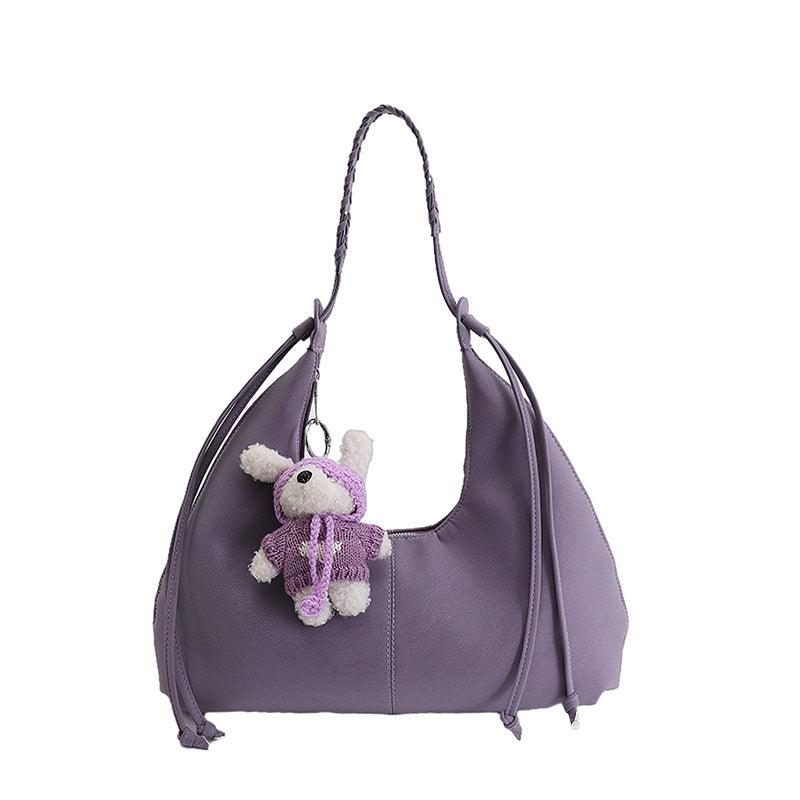 Women's Korean Style Fashion Large Capacity Summer Simple Underarm Bags