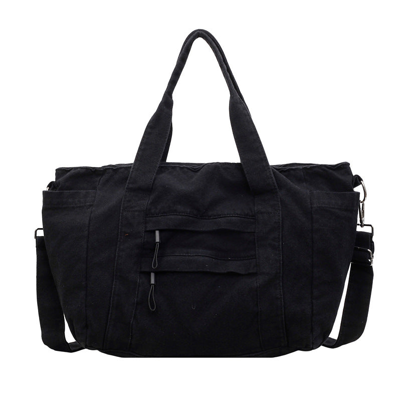 Women's Large Capacity Totes Canvas Commute Leisure Versatile Simple Tote Bag