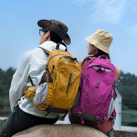 Women's & Men's Mountain Climbing Lightweight Professional Hiking Simple Mountaineering Backpacks