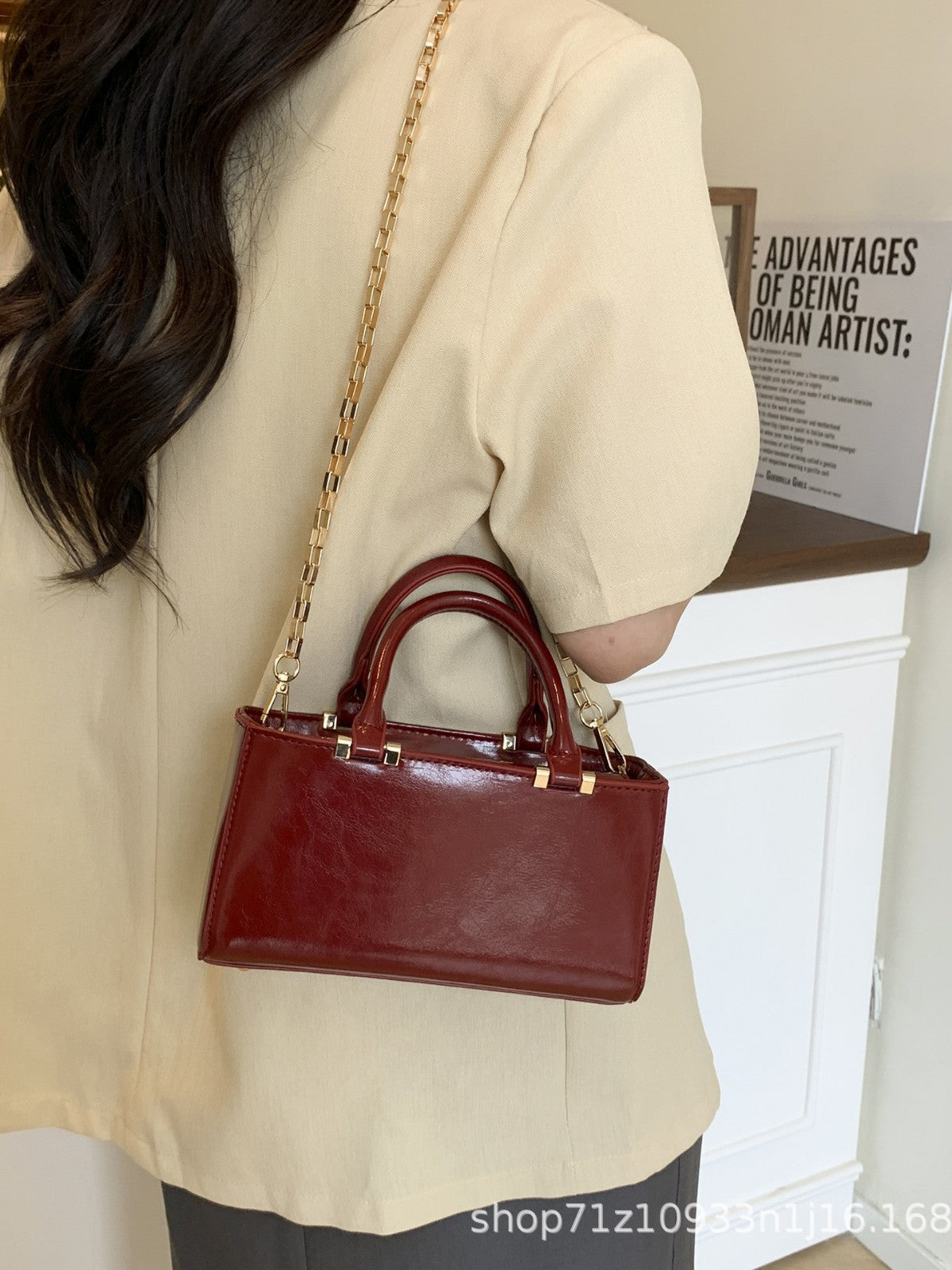 Women's Tide Magneta Texture Advanced Mini Women's Handbag