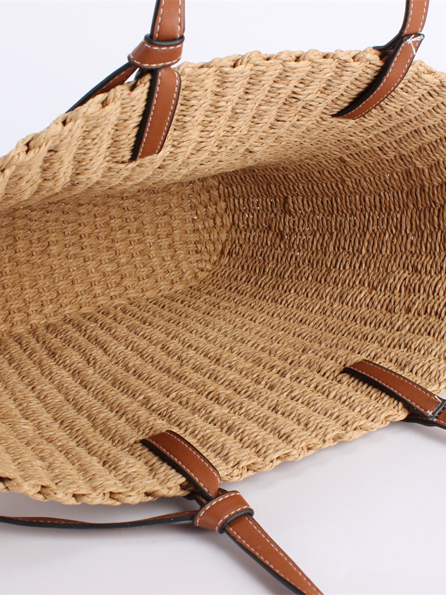 Retro Woven Fashion Beach Vacation Large Women's Shoulder Bag
