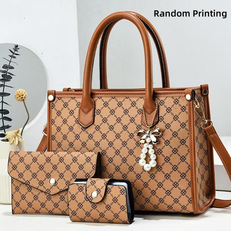 Women's Retro Korean Style High Sense Large Capacity Handbags