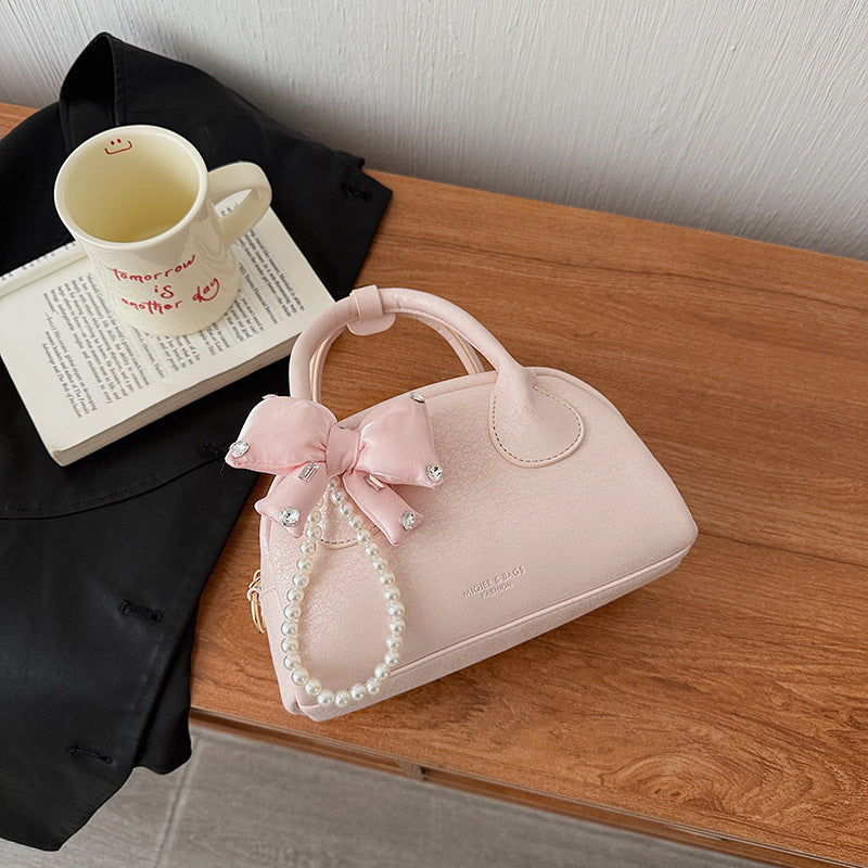 Women's Portable Spring Solid Color Simple Advanced Bags