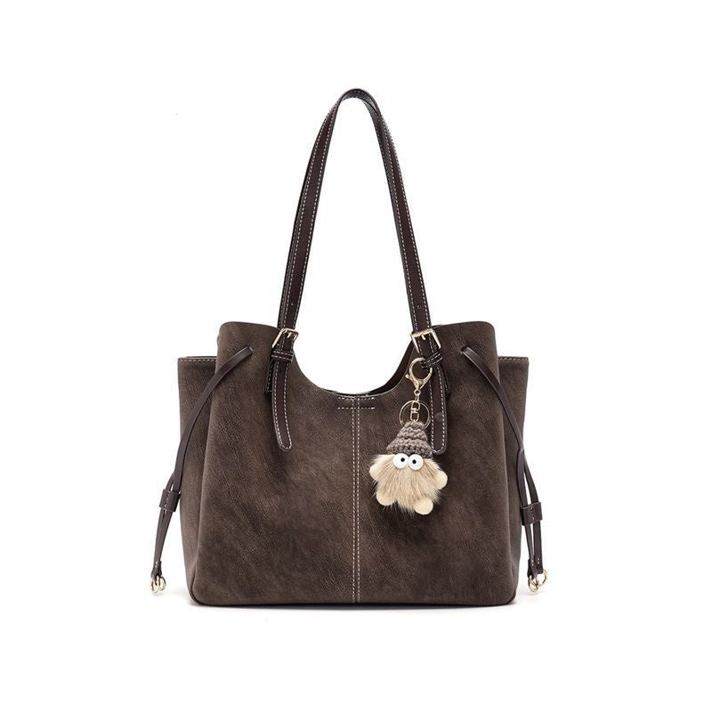 Women's Customer Order Fashionable Large Capacity Simple Retro Tote Bag