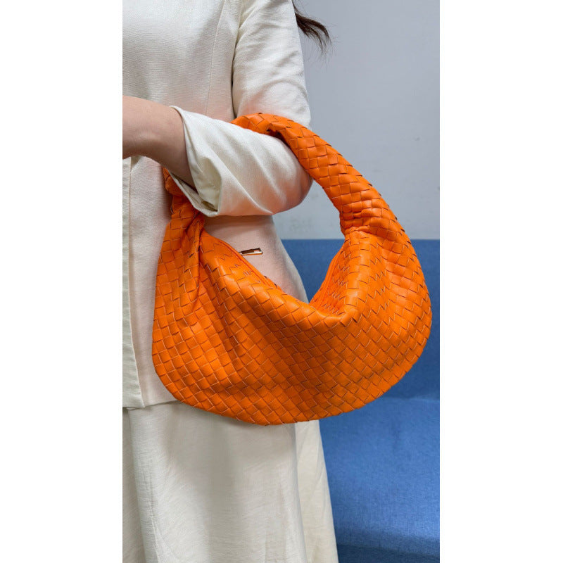 Knotted Woven Portable Underarm Fashion Large Bags