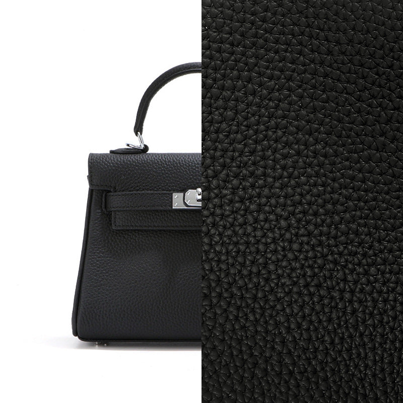 Women's Kelly First Layer Cowhide Large Capacity Genuine Leather Platinum Cali Bags