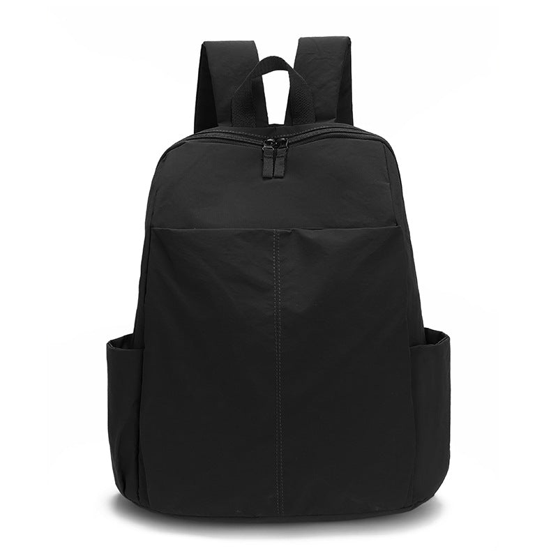 Women's & Men's Solid Color Large Capacity Spring Lightweight Leisure Backpack