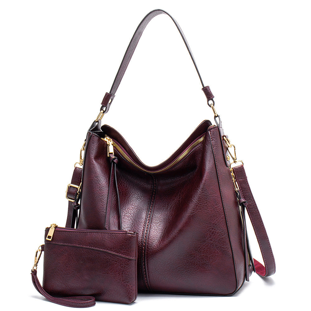 Women's Retro Hobo Portable Fashion Mother Women's Handbag