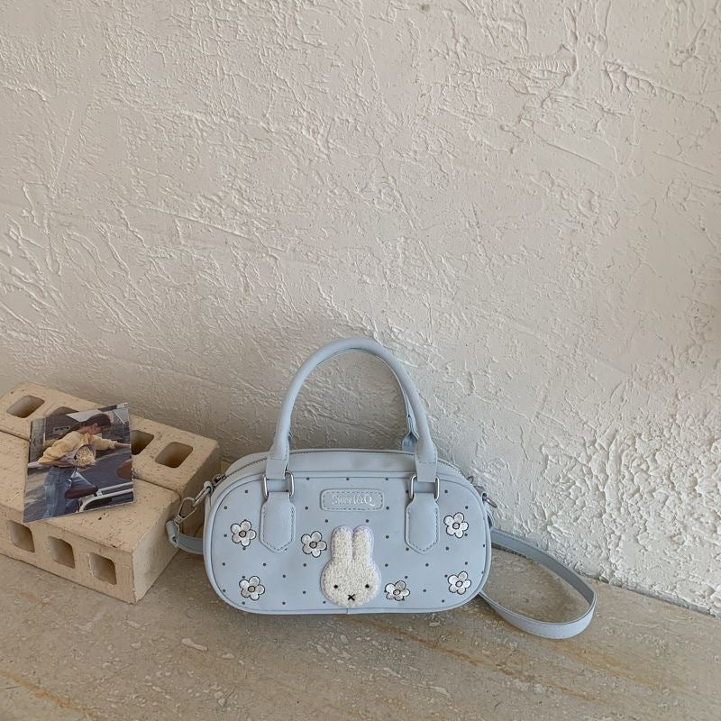 Women's Cartoon Mickey Rabbit Cute Polka Dot Flower Bags