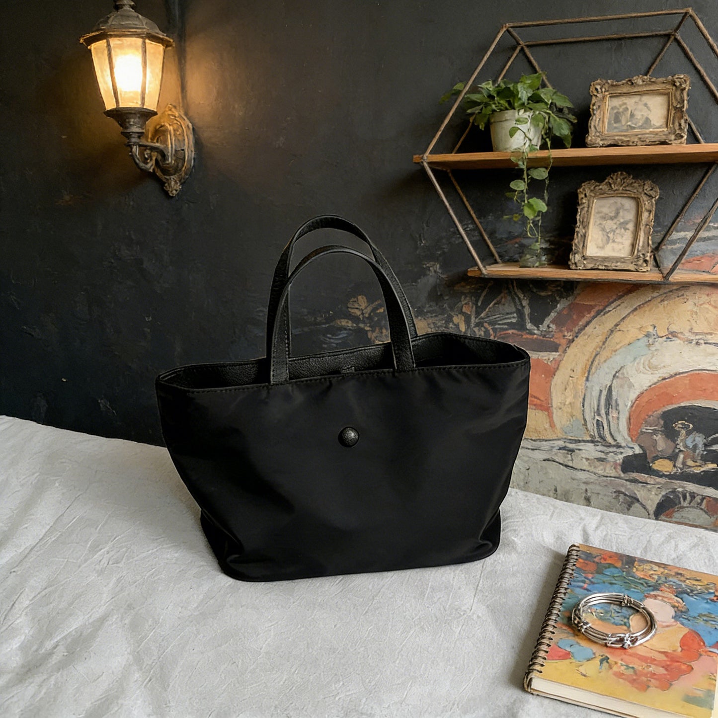 Niche Large Capacity Fashion Nylon Korean Women's Handbag