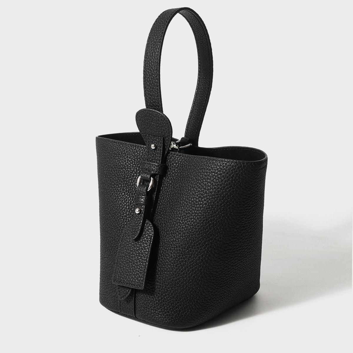 Women's First Layer Cowhide Vegetable Basket Leather Women's Shoulder Bag