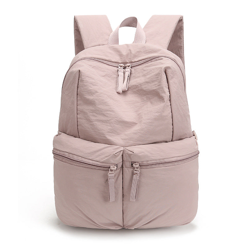 Women's Simple College Nylon Cloth Outing For Leisure Backpack
