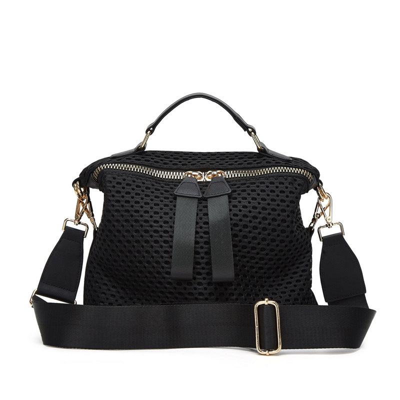 Women's Korean Saddle Nylon Mesh Portable Women's Shoulder Bag
