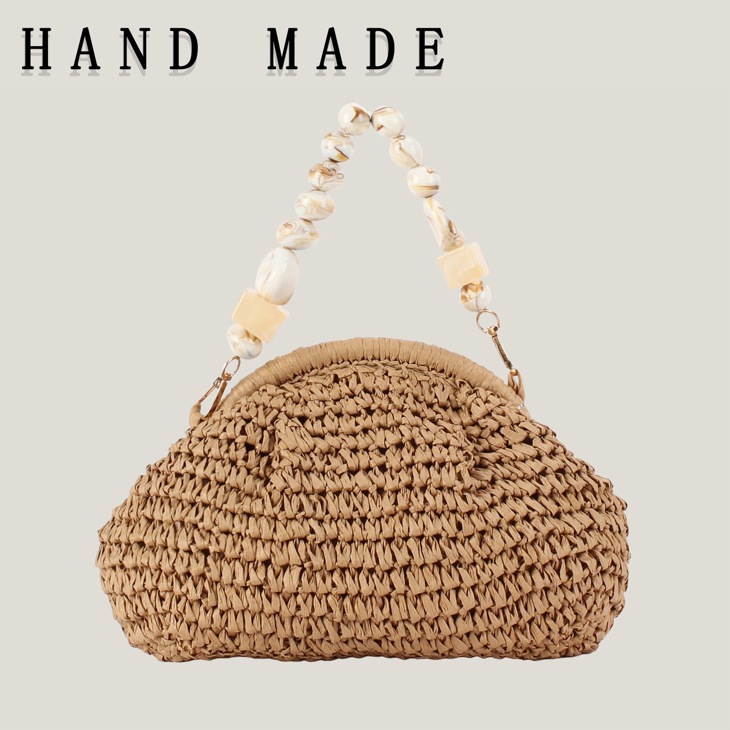 Women's Simple Woven Seaside Vacation Daily Leisure Women's Handbag