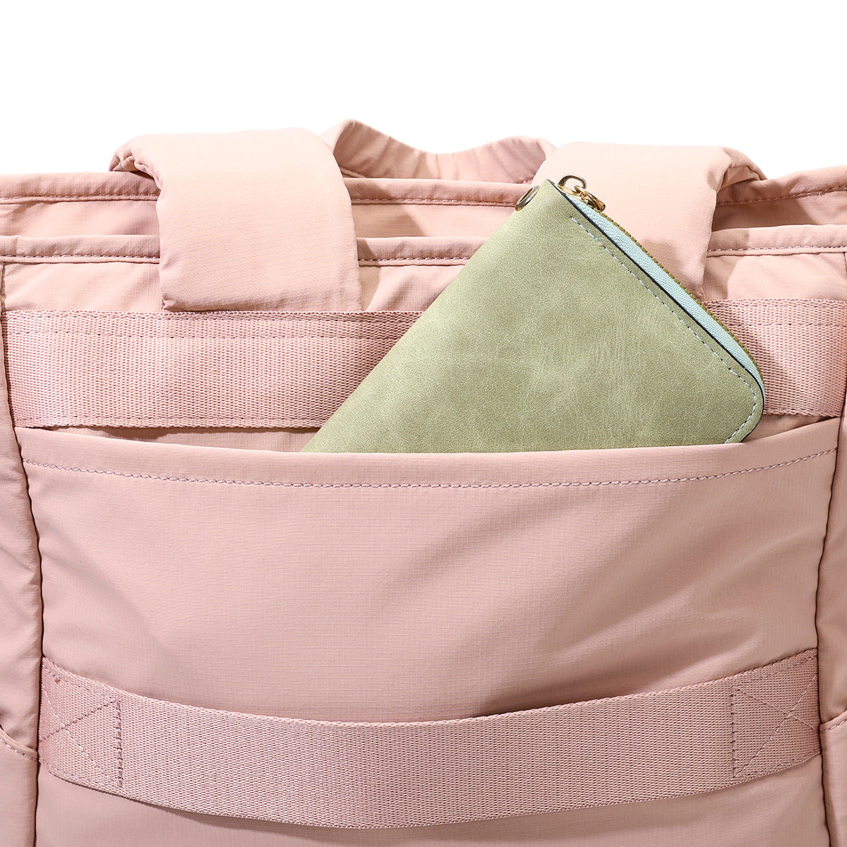 Attractive Charming Tissue Nylon Quilted Compartment Leisure Backpack
