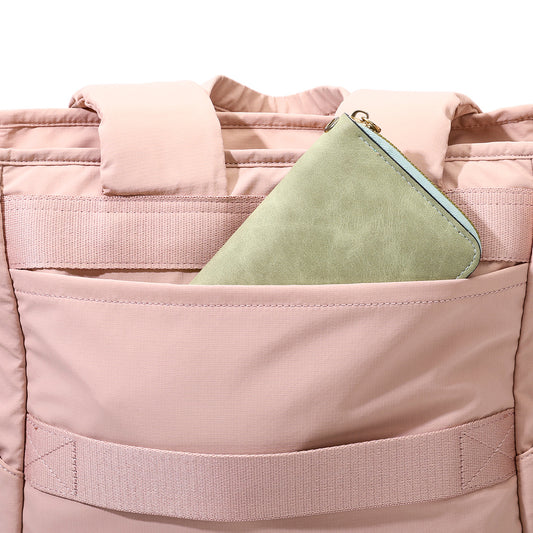 Attractive Charming Tissue Nylon Quilted Compartment Leisure Backpack