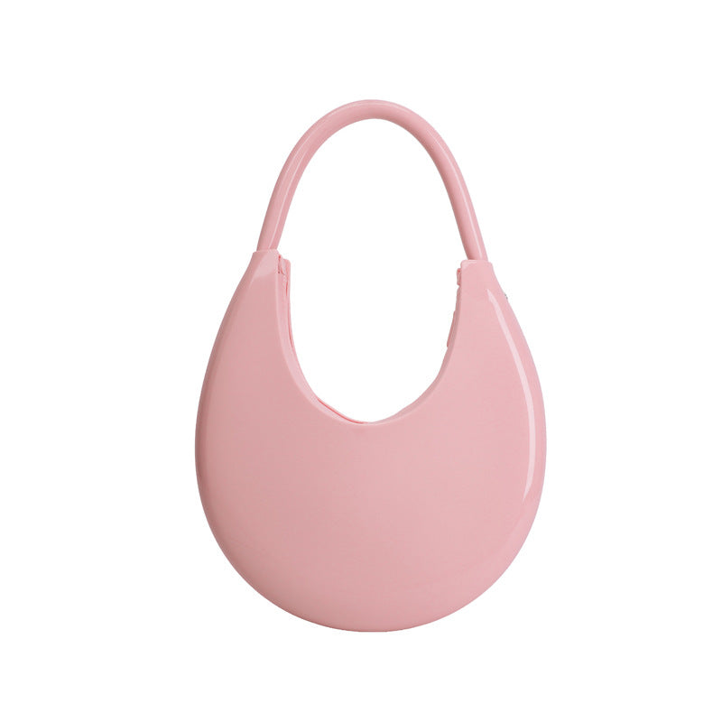 Popular Creative Gel Super Fashion Solid Underarm Bag