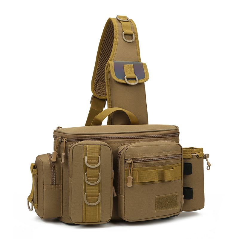 Men's Lure Multifunctional Fishing Pole Insertion Sports Backpack