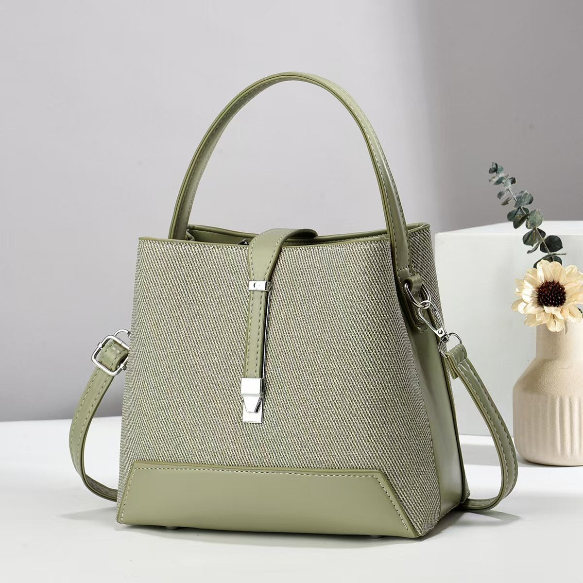 Women's Stylish Korean Texture Glossy For Bags